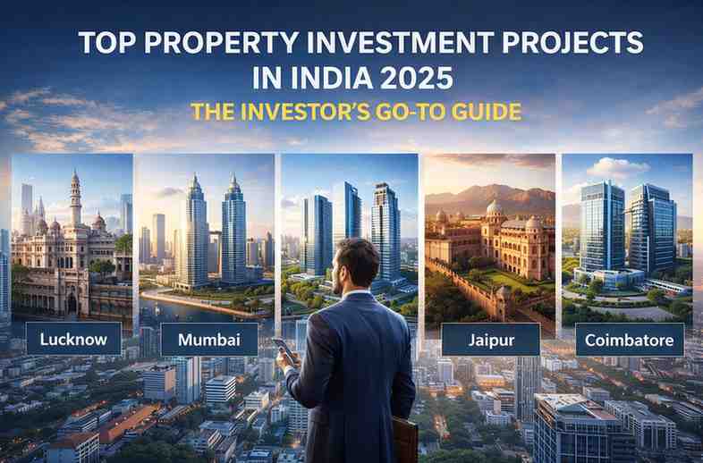 Top property investment projects in India 2025 featuring major cities and investor insights.
